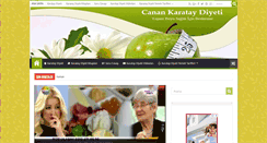 Desktop Screenshot of canankarataydiyeti.com