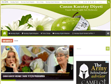 Tablet Screenshot of canankarataydiyeti.com